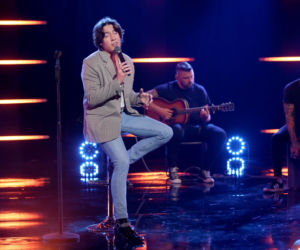 Dawid Kwiatkowski w obiektywie, podczas koncertu w ESKA Live!