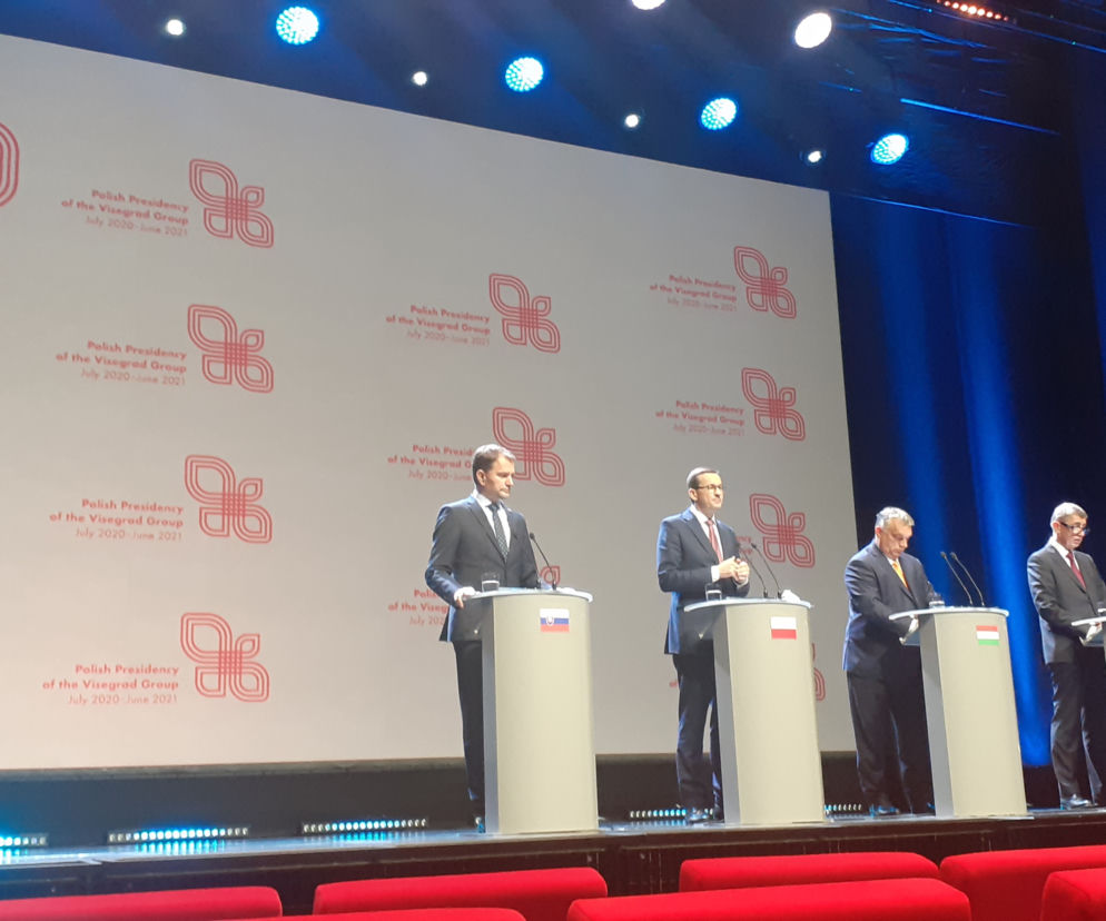 Szczyt państw Grupy Wyszehradzkiej w Lublinie. Główne tematy to Białoruś i koronawirus