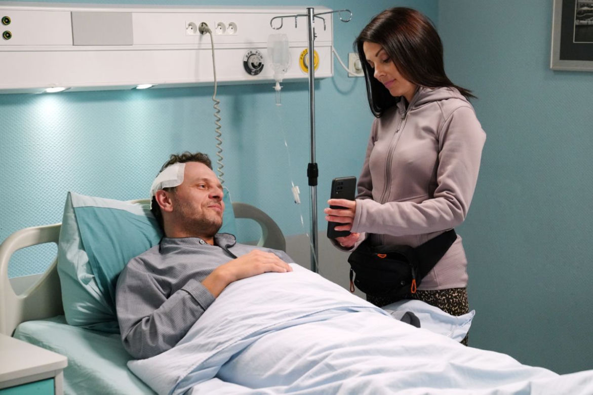 Barwy szczęścia, odc. 2700: Kasia (Katarzyna Glinka), Igor (Tomasz Nosiński)