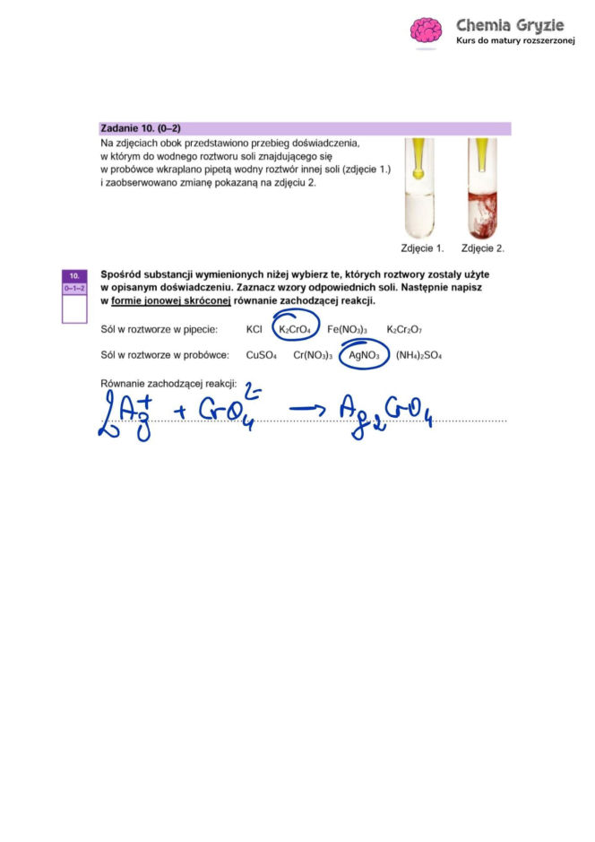 Matura 2026 z rozszerzonej chemii: odpowiedzi do wszystkich zadań z arkusza CKE 13.05.2026