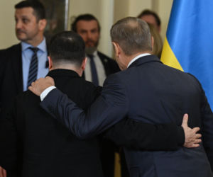 Wołodymyr Zełenski, Donald Tusk