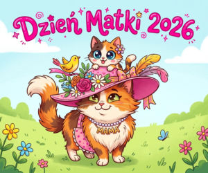 Zabawny obrazek na Dzień Matki do pobrania