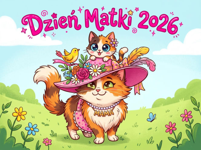 Zabawny obrazek na Dzień Matki do pobrania