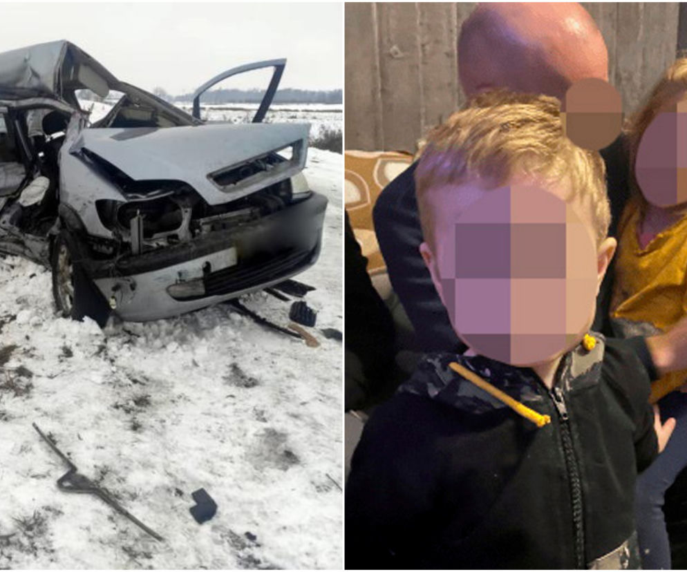 Wypadek rozbił auto, ale i całą rodzinę! Ania i jej syn zginęli. Grzesiek rzucił pracę, by ratować pozostałe dzieci [ZDJĘCIA]