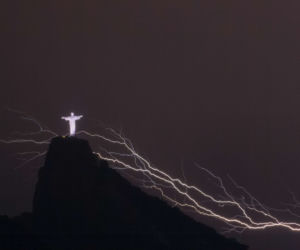 Burza nad Rio de Janeiro - Chrystus