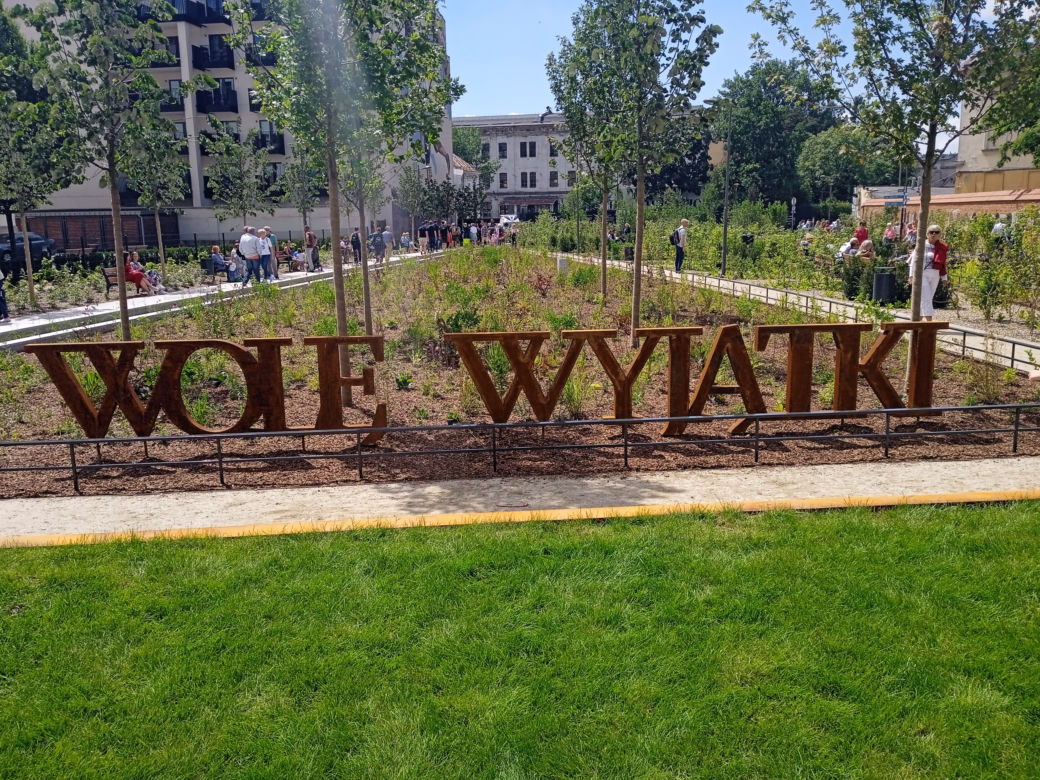 Otwarcie Parku im. Wisławy Szymborskiej w Krakowie