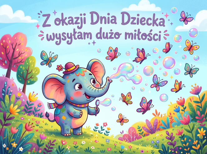 Kartka na Dzień Dziecka