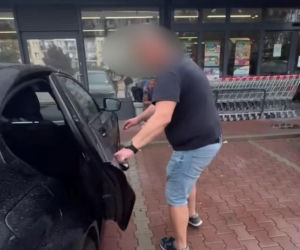 „Banderowcy jesteście”. Awantura na parkingu w Świebodzicach nagrana telefonem