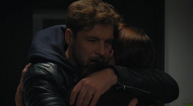 M jak miłość odc. 1923. Martyna (Magdalena Turczeniewicz), Marcin (Mikołaj Roznerski)