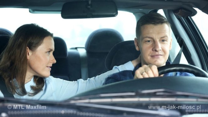 M jak miłość odc. 1143. Ala (Olga Frycz), Paweł (Rafał Mroczek)