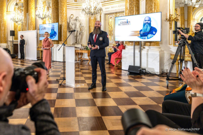 Marta Nawrocka na finale konkursu "Człowiek bez barier"