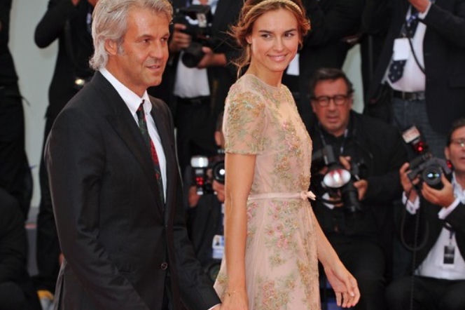Kasia Smutniak i Domenico Procacci 