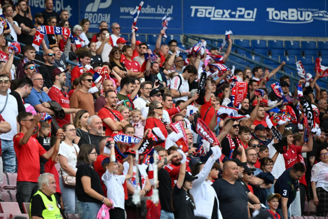 Wisła Kraków - Wrexham. Kibice