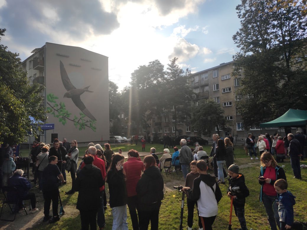 Odsłonięcie murala z Jerzykiem