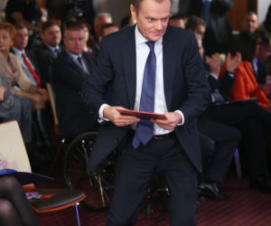 Donald Tusk na Radzie Krajowej PO