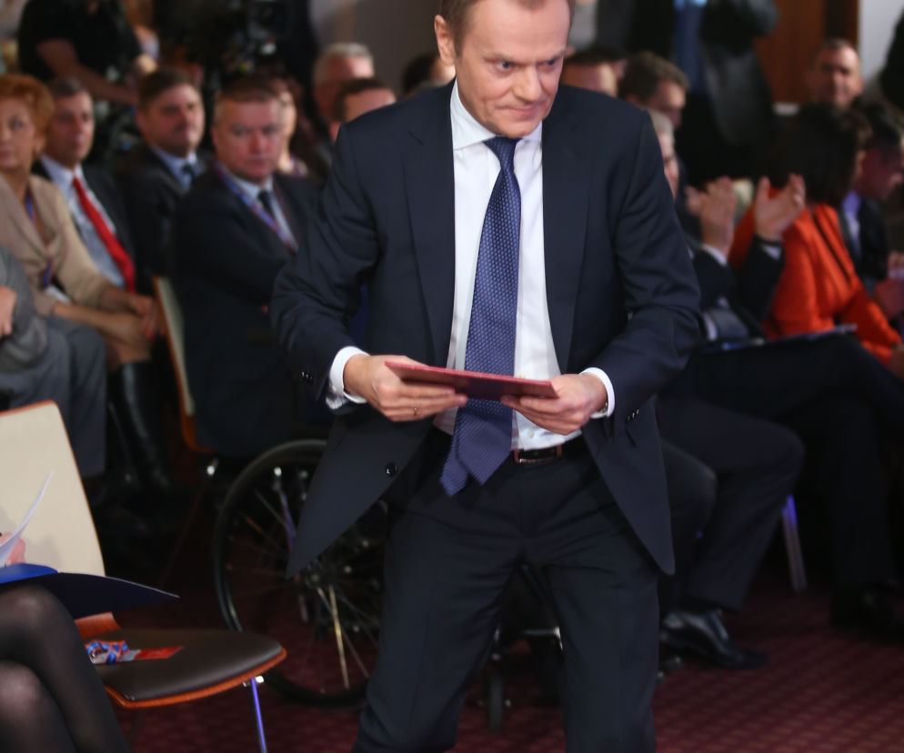 Donald Tusk na Radzie Krajowej PO