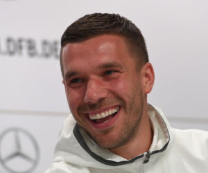 Lukas Podolski - reprezentant Niemiec w piłce nożnej urodzony w Gliwicach