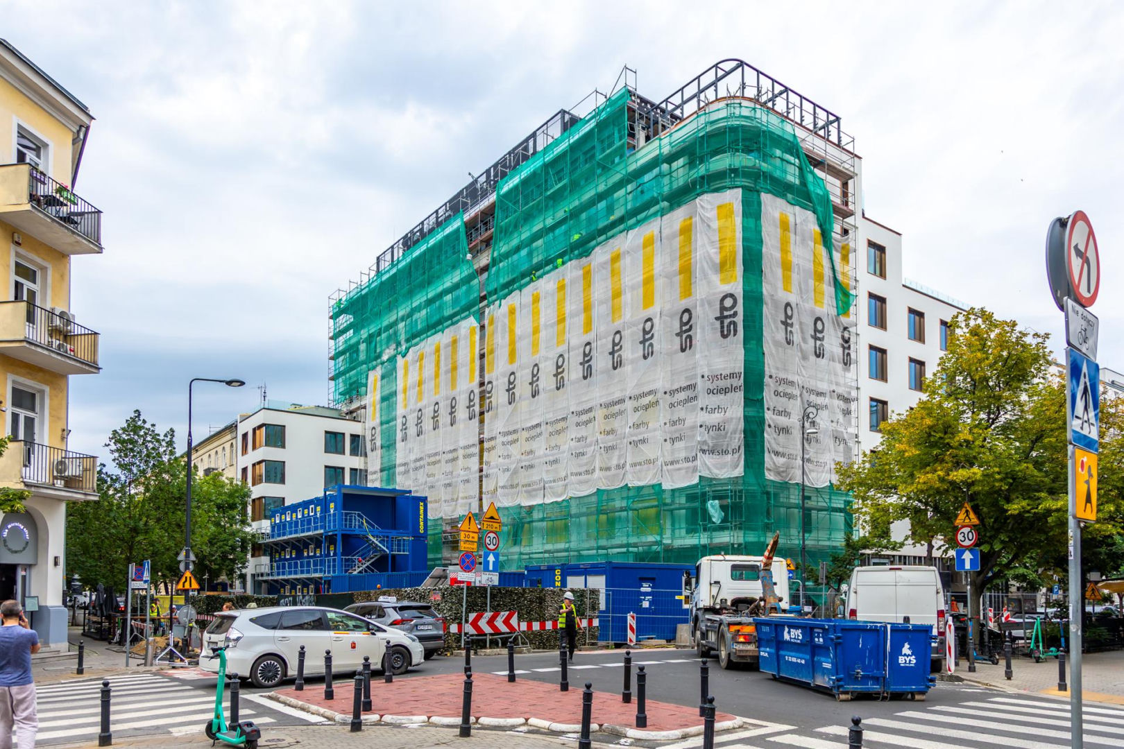Budowa hotelu Canopy by Hilton Warsaw przy ul. Wilczej 50/52 w Warszawie