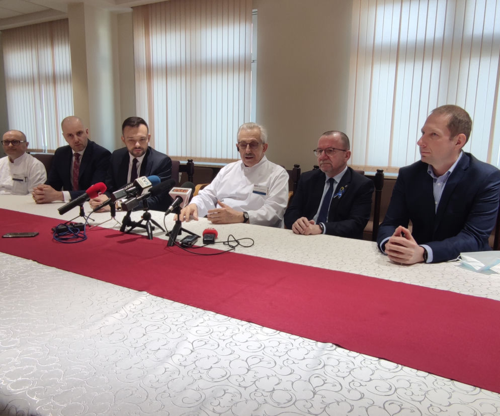 Konferencja prasowa w Świętokrzyskim Centrum Onkologii