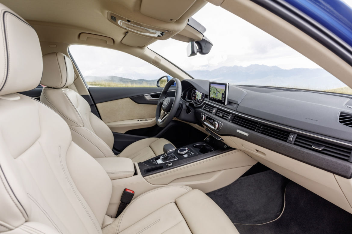 wnętrze Audi A4 B9