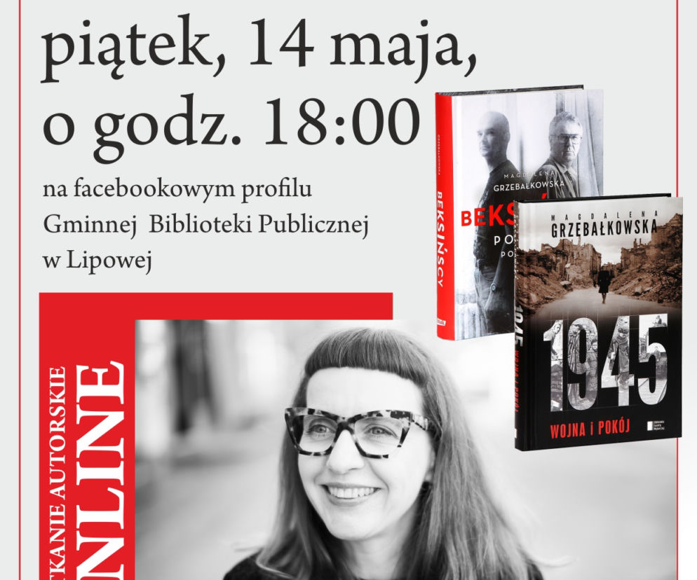 Spotkanie autorskie w bibliotece w Lipowej 