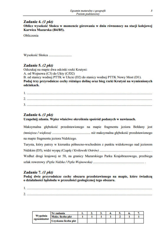 Geografia rozszerzona 2013