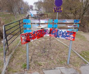 Kładka w Parku Skaryszewskim nieczynna od 2022 roku