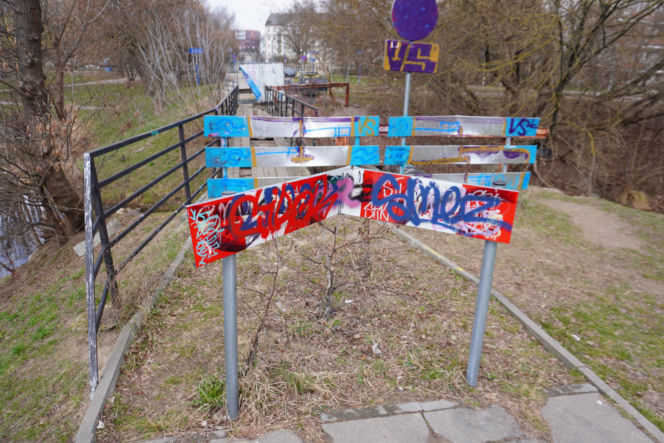 Kładka w Parku Skaryszewskim nieczynna od 2022 roku