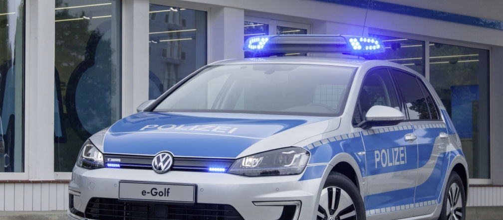 Radiowóz Volkswagen e-Golf 