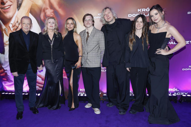 dawno nie widzieliśmy Anny Komorowskiej. Teraz wraz z mężem była na premierze