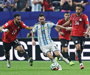 Leo Messi, mecz z Egiptem