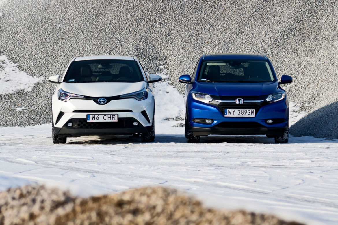 Toyota C-HR 1.8 Hybrid vs. Honda HR-V 1.5 i-VTEC