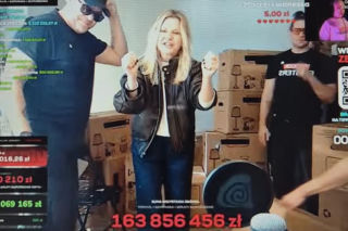 Małgorzata Kożuchowska u Łatwoganga