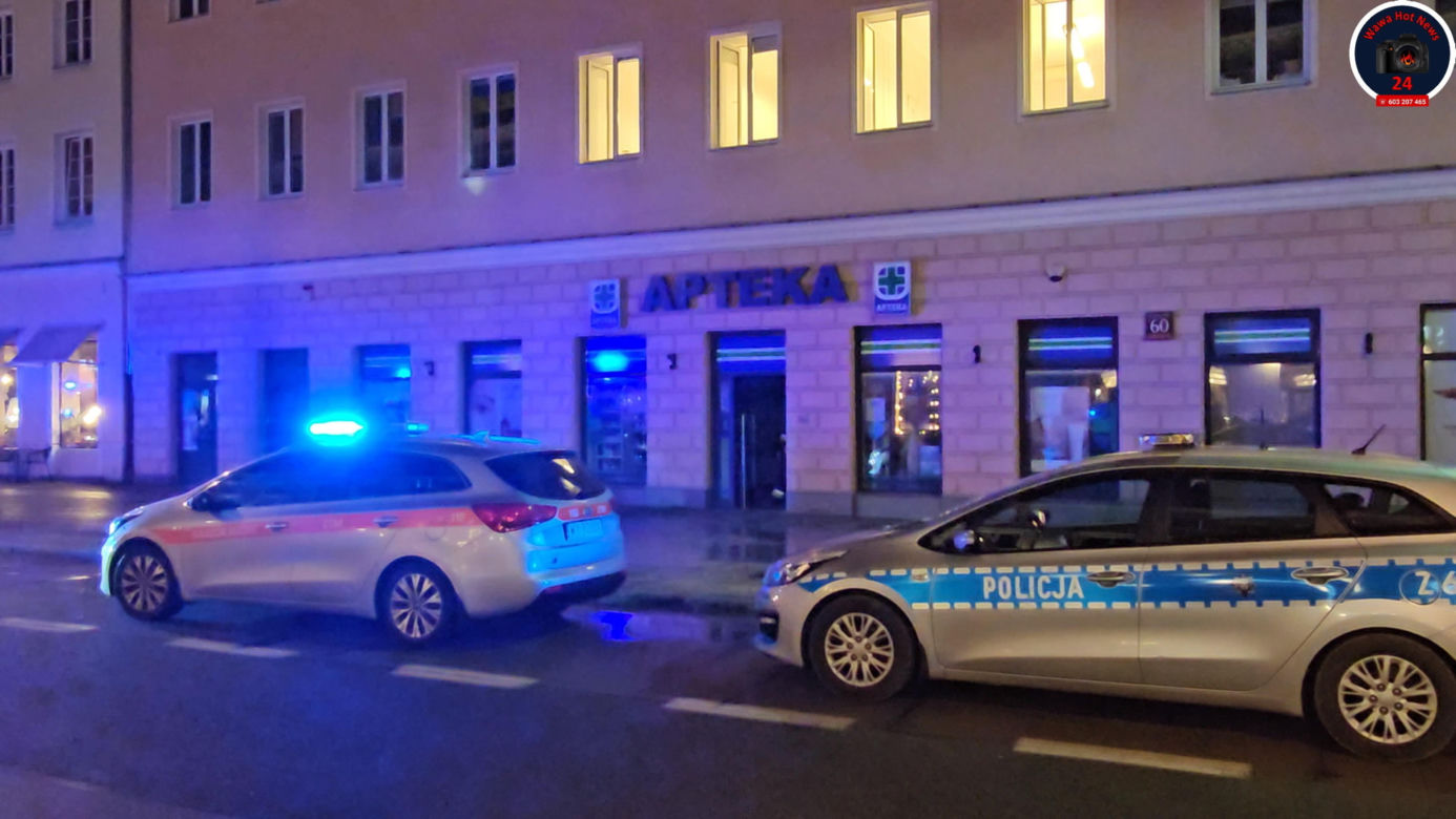 Warszawa. Pożar apteki na Nowym Świecie! Na miejscu pracowały trzy zastępy gaśnicze