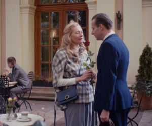 Osiecka odc. 6. Agnieszka (Magdalena Popławska), Jeremi Przybora (Grzegorz Małecki)