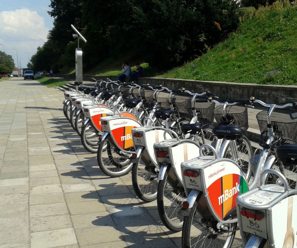 Na wiosnę stanie nowych 40 stacji, w których będzie nowych 400 rowerów