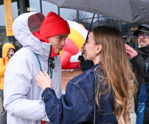 Władimir Semirunnij i jego dziewczyna Klaudia Bielas