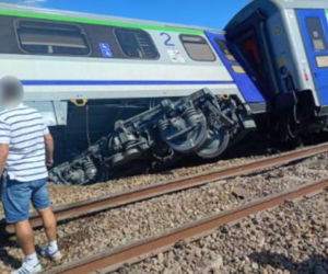 Wypadek na przejeździe kolejowym w Sokolnikach Suchych