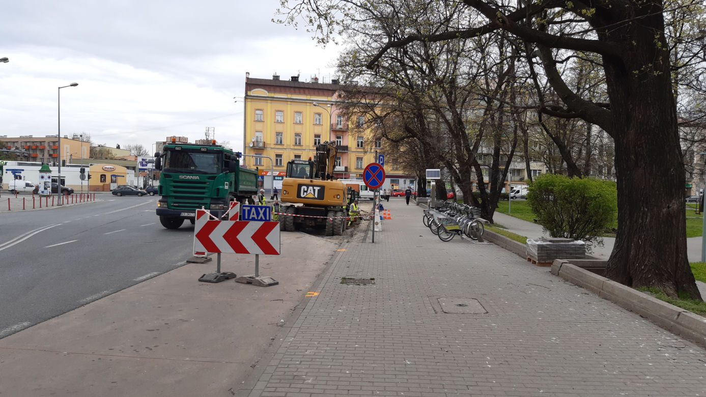 Ruszyła budowa węzła przesiadkowego Krakowska-Planty. ZOBACZ ZDJĘCIA