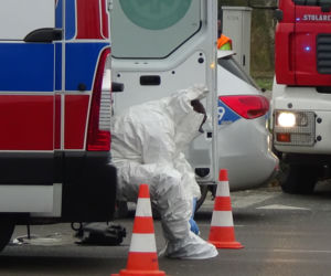 Tragiczny wypadek karetki, która wiozła zakażonego