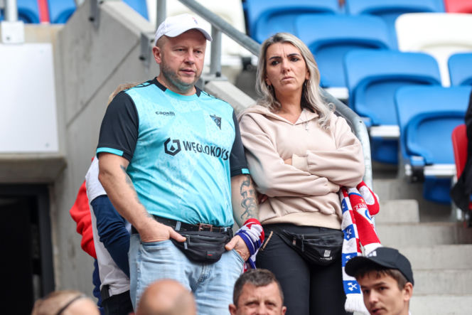Górnik Zabrze - Lech Poznań: Zdjęcia kibiców i zawodników z meczu 8. kolejki PKO BP Ekstraklasy