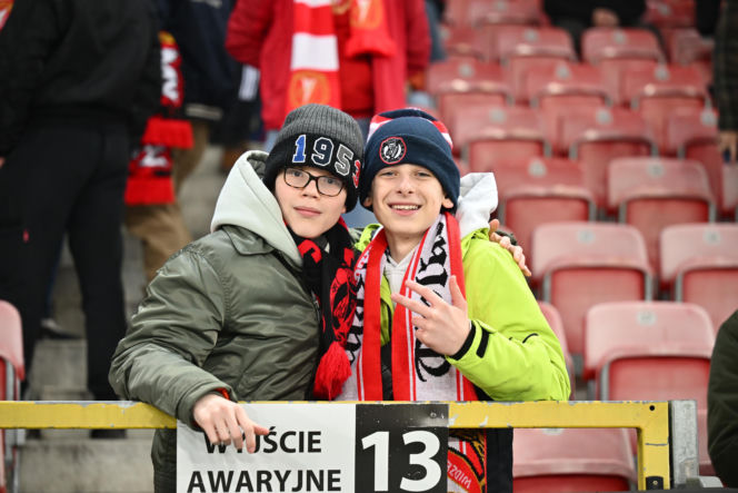 Widzew Łódź - Lech Poznań: Zdjęcia kibiców i zawodników z meczu 24. kolejki PKO BP Ekstraklasy