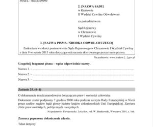 Matura próbna 2020 WOS