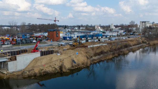 Nowy most na Białołęce przy ul. Płochocińskiej