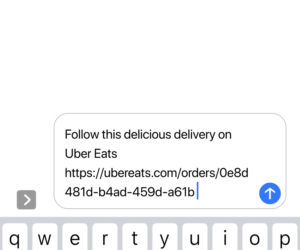 Uber Eats Share this Delivery