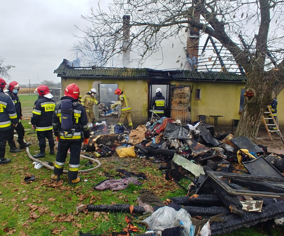 Wielki pożar domu w Podstolicach