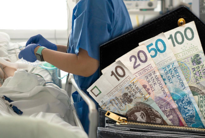 Afera w szpitalu w Mogilnie. Tyle płacili pod stołem