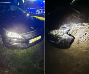 Pościg za pijanym kierowcą. Rozbił auto i uciekał pieszo