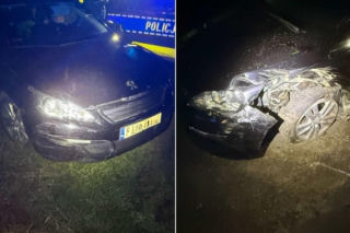 Policyjny pościg za pijanym kierowcą. Rozbił auto w Gostyniu i uciekał pieszo