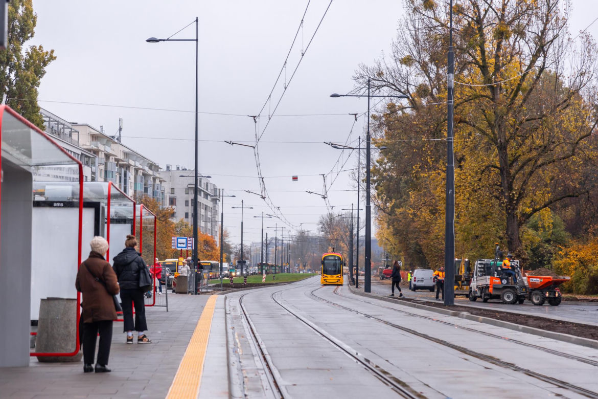 Tramwaj do Wilanowa w Warszawie